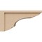 Ekena Millwork 9"W x 18"D x 9"H Wide Bryant Rough Cedar Woodgrain TimberThane Corbel, Primed Tan CORUR09X18X09BRYRCPR - alternate 3